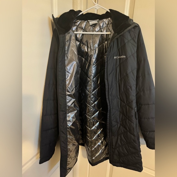 Columbia Heavenly hooded long Omni Heat Jacket ** - Picture 3 of 11
